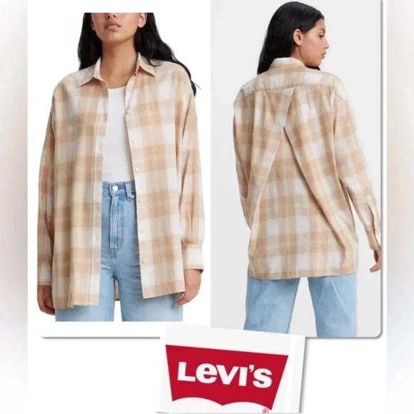 Levi's Quinn Oversized Button Up Shirt - Picture 1 of 6